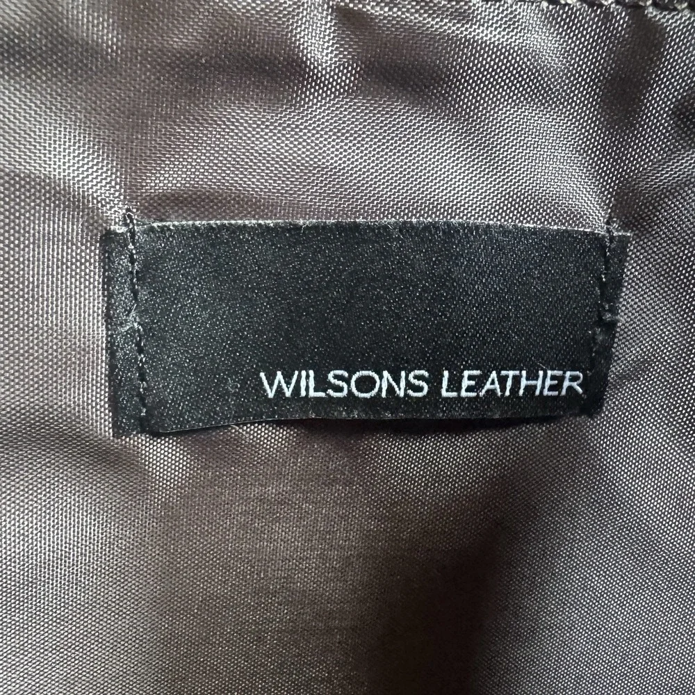 Wilsons Leather Messenger Crossbody Brown Vintage Leather Book / Kindle Bag